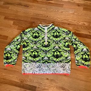 Anthropologie Neon Cozy Sweater